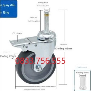  bánh xe đẩy trolley, bánh xe thay thế